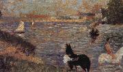 Georges Seurat Underwater Horse France oil painting artist
